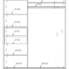 Ropero Placard Organizador- 2 Ptas Corred. 2 Caj. Pe-135