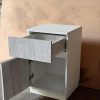 Mesa De Luz Para Sommier, 1 Cajon, 1 Puerta- 38 X 61 X 38