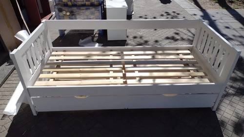Divan Cama Con Carro Cama Mediterraneo Cod. 110 Pino Lustra