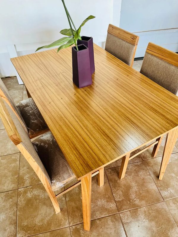 D_618749-MLA109451538520_042026-F.jpg Mesa Enchapada 1.30 X 0.80 + 4 Sillas Karim Paraiso Melamina