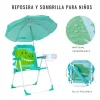 Sillon Reposera Infantil Con Sombrilla. Varios Colores