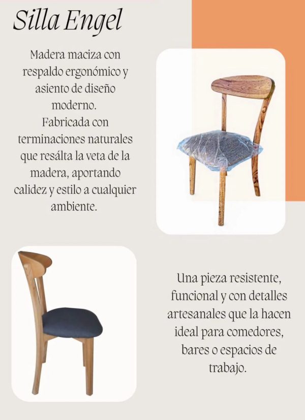 D_619833-MLA109369752256_042026-F.jpg Juego De 6 Sillas Engel. Madera Paraiso Tapizado En Cuerina