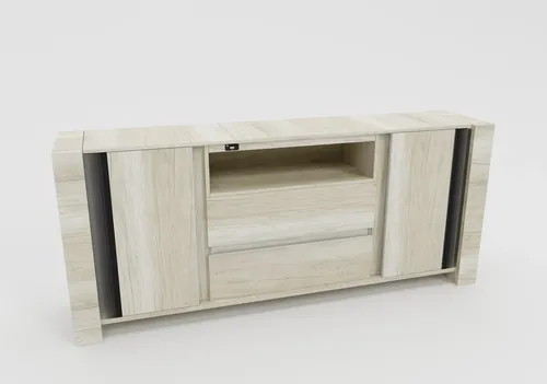 Bahiut Vajillero Dynamic 180 X 85 Con Usb, Cajones Y Puertas
