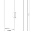 D_621598-MLA44612670270_012021-O.jpg Ropero Placard Organizador 2 Puertas- 2 Cajones- Pac090
