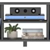 Rack Estante Para Tv Luka Grafito Fellicci 120 X 49 Cm