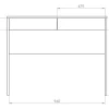 D_622096-MLA100153913443_122025-O.webp Escritorio Para Oficina Madera Melamina Moderno Nordico 100cm Niños Adultos Home Office Computadora Notebook Con Cajones Gris Roble Kendal Compacto Ecn100 Dielfe