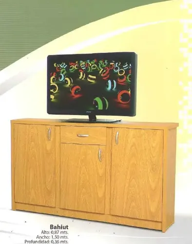 Bahiut Vajillero 1.50 Mts. 3 Puertas- 1 Cajon -cod. 601