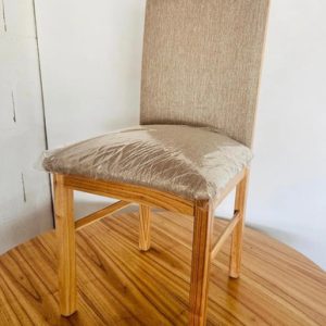 Juego De 6 Sillas Karime. Madera Paraiso Tapizado En Tela