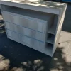 Comoda Cajonera Piacenza 3 Cajones- Aluminio 120- 90- 45