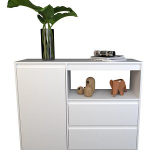 Bahiut Vajillero Rack 2 Cajones, 1 Puerta. Cod. 4025 Tables