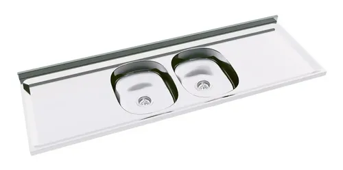 D_622777-MLA31040212622_062019-O.webp Bajo Mesada 1,60 X 0,50 + Mesada De Acero Inoxidable 1,60