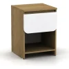 Mesa De Luz Para Sommier 1 Cajon- 1 Estante Cod. 732270