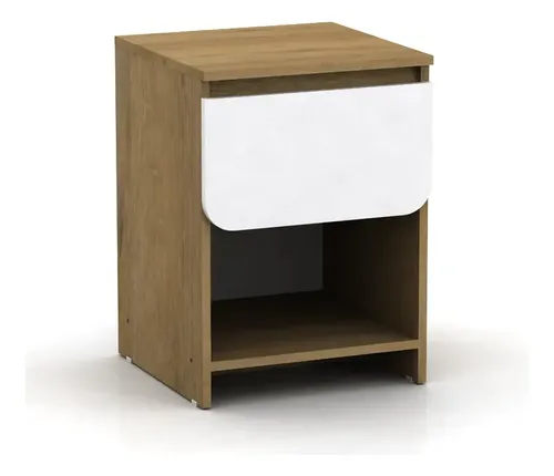 Mesa De Luz Para Sommier 1 Cajon- 1 Estante Cod. 732270