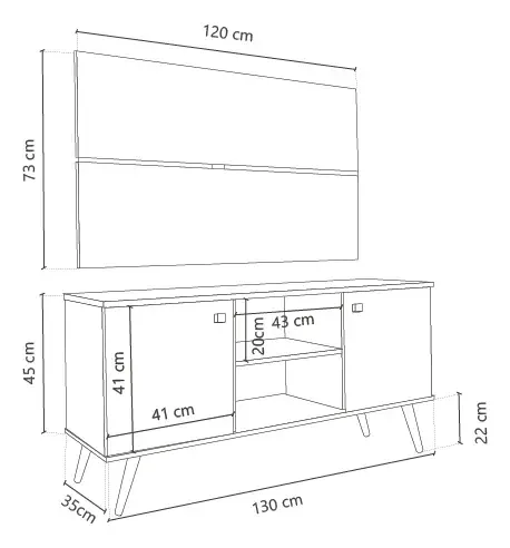 D_625073-MLA79416855033_092024-O.webp Rack Mesa P- Tv Led 42 C- Soporte Fijo. Escandinava Dl881