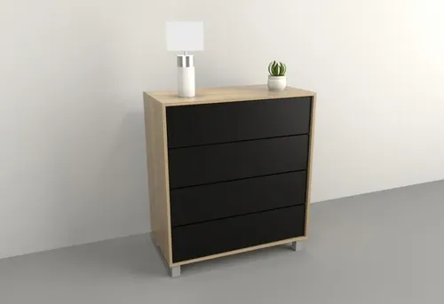 D_625100-MLA45131209707_032021-O.webp Cajonera Chiffonier 4 Cajones- Sistema Push. Cod. 6055