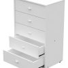 D_626247-MLA96155260055_102025-O.jpg Chifonier Cinco Cajones Milenial Melamina Mosconi Blanco
