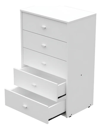 D_626247-MLA96155260055_102025-O.jpg Chifonier Cinco Cajones Milenial Melamina Mosconi Blanco
