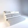 Cama Nido Bicama 1 Plaza 0,80 Mts. Con Carro Cama. Cod. 6457