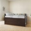 Divan Cama Con Cajones Y Carro Cama. Pino Lustrado Cod. 216