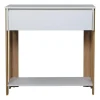 Mesa Recibidor Apoyo Dresuar-1 Cajon- Calabria 90 X 90 X 40