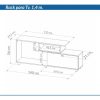 Rack Mesa Para Tv Led 140 X 56 X 30- Ltv 140- Piro