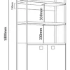 D_629229-MLA46114444035_052021-O.webp Biblioteca Estanteria Con Puertas Estructura De Caño- Dst 22