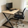 Dlf Sillon Escritorio Con Rueda- Base Cromada Con Negro Tms8