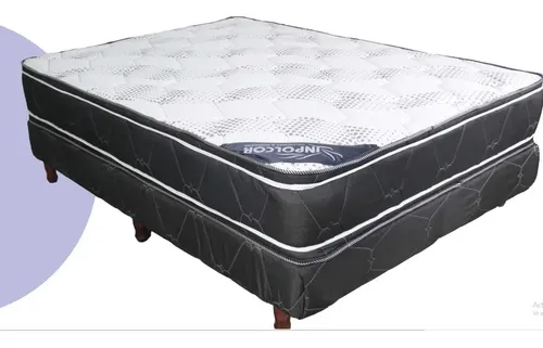 D_629839-MLA49547378804_042022-O.webp Conjunto Sommier- Base + Colchon Ibiza 140- 26- Tela Jackard