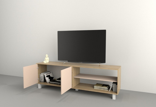 D_629907-MLA45129884883_032021-O.jpg Rack Mesa Para Tv Hasta 65 - 2 Puertas- 180-52-36 Cod. 4100