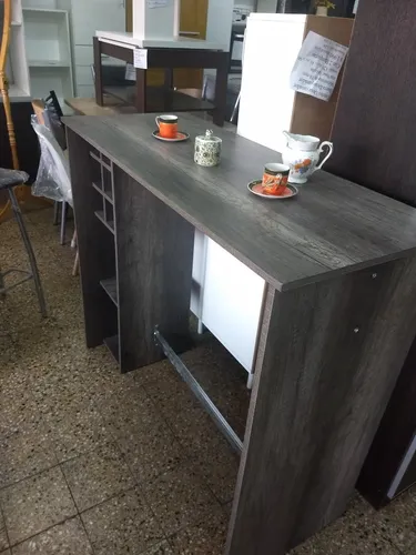 Barra Cocina Desayunador. Melamina. 120 X 102 X 50 Cod. 360