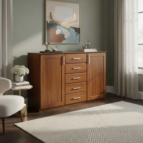 Bahiut Vajillero Corpus- 5 Puertas, 5 Cajones 155 Cm Cod 328