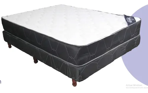 D_633173-MLA49547229807_042022-O.webp Conjunto Sommier Espuma Alta Densidad Monaco 140 X 23 X 190