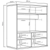 D_634283-MLA79388574411_092024-O.webp Mesa Rack Home Vision Para Tv 55 Con Estantes.- Dvs 04