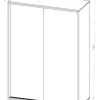 Ropero Placard Organizador- 2 Ptas Corred. 2 Caj. Pe-135