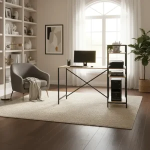 Escritorio Mesa Pc Con Biblioteca 1.20 X 0.64 X 1.28 Esb 130
