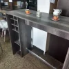 Barra Cocina Desayunador. Melamina. 120 X 102 X 50 Cod. 360