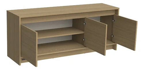 D_636318-MLA108817549260_032026-O.jpg Rack Mesa Para Tv Minimal - 3 Puertas- 128 X 53 X 36