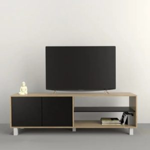 Rack Mesa Para Tv Hasta 65 - 2 Puertas- 180-52-36 Cod. 4100