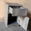 Mesa De Luz Para Sommier, 1 Cajon, 1 Puerta- 38 X 61 X 38