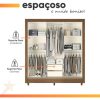 D_638252-MLA93686294971_092025-O.jpg Armario Con Espejo Doble, 3 Puertas Y 2 Cajones França Andeira, Madera, Color Blanco Roto Placard Y Maleteros Maderado Blanco Apagado