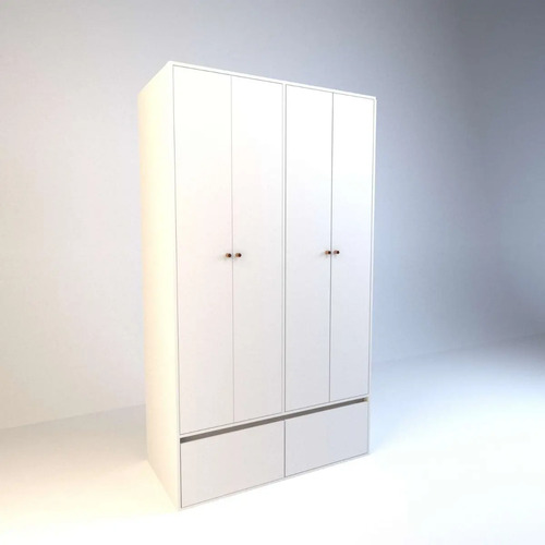 Ropero Placard 4 Puertas, 2 Cajones. 1.20 X 2.12- Cod. 6006