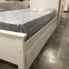 Cama 1 Plaza Laqueada Elegante - Con Mesa De Luz- Cod. 800