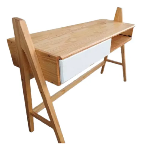 D_639345-MLA75425548244_042024-O.webp Escritorio Mesa De Estudio Nordica- 1 Cajon- 1.25 X 0.50