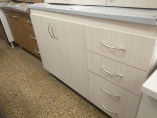 D_639726-MLA49401913283_032022-O.jpg Bajo Mesada 120 X 82 X 56- 2 Puertas- 3 Cajones- Melam 15 Mm