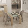 Mesa Cocina 180 X 90. Awen- Patas Melamina Tapa De Vidrio