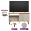 D_640948-MLU74182982437_012024-O.webp Estante Para Tv Rubi Linea Brasil De 50 Pulgadas, Color Natural/blanco Roto