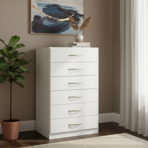 Chiffonier Cajonera 6 Cajones Correderas Metalicas Cod. 920