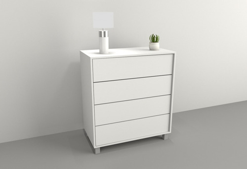 D_642141-MLA45131209951_032021-O.jpg Cajonera Chiffonier 4 Cajones- Sistema Push. Cod. 6055