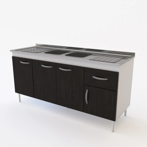 D_642710-MLA52147784282_102022-O.jpg Bajo Mesada 4 Puertas, 1 Cajon 1.60 X 0.82 X 0.48 - Dl 606