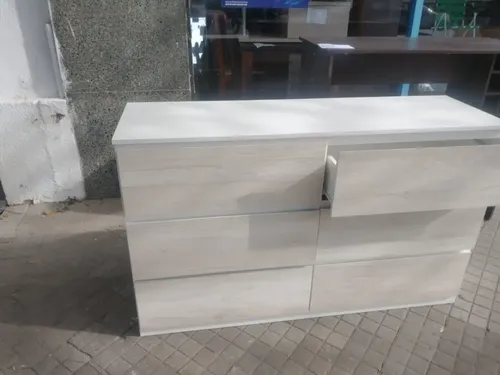 Comoda Chiffonier Cajonera 6 Cajones Mdf- 140 X 85 X 44